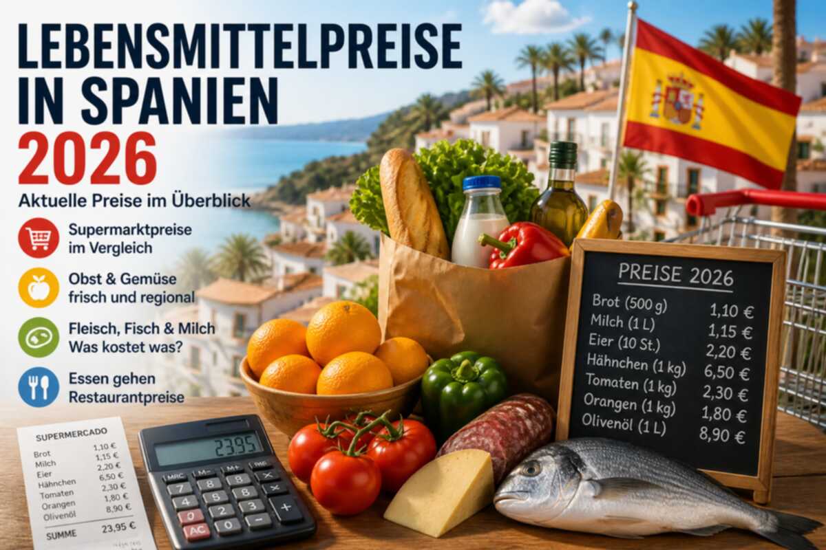 lebensmittelpreise in spanien