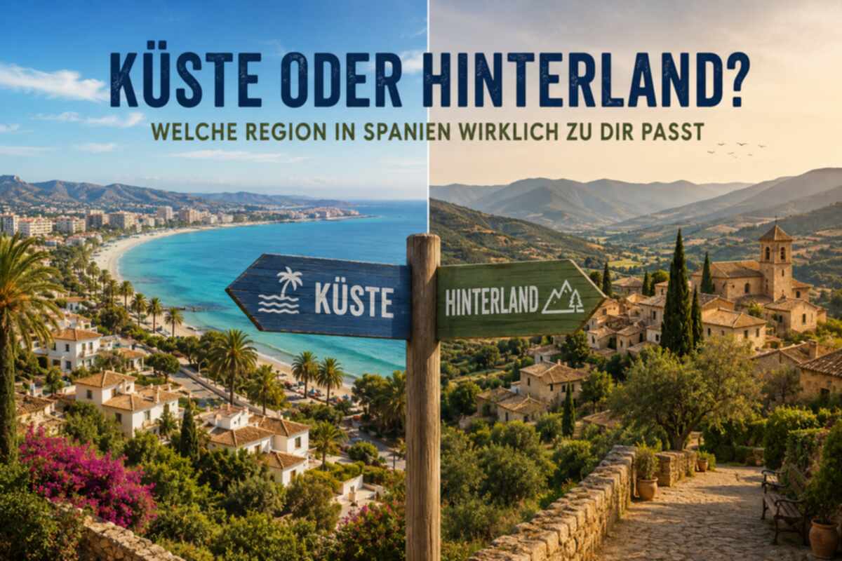 Küste oder Hinterland spanien auswandern